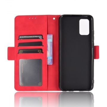 LN Flip Wallet 5card Galaxy A02s/A03s red