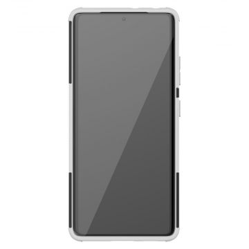 LN kuori tuella Samsung Galaxy S21 Ultra White