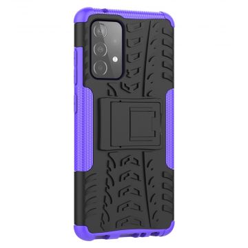 LN kuori tuella Galaxy A52/A52 5G/A52s 5G purple