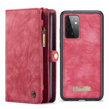 CaseMe 2in1 lompakko 11 card Galaxy A72/A72 5G red