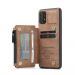CaseMe suojakuori lompakolla Galaxy A72/A72 5G brown