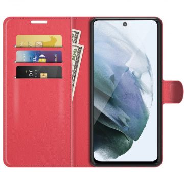 LN Flip Wallet Galaxy S21 FE red