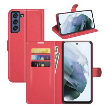 LN Flip Wallet Galaxy S21 FE red