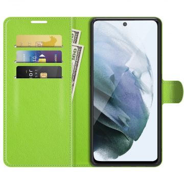 LN Flip Wallet Galaxy S21 FE green