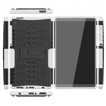 LN suojakuori tuella Galaxy Tab A7 Lite white
