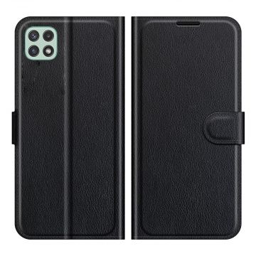 LN flip wallet Galaxy A22 5G black