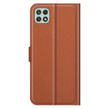 LN flip wallet Galaxy A22 5G brown