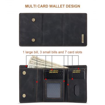 DG. MING suojakuori + lompakko Galaxy S22+ 5G black