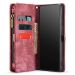 CaseMe 2in1 lompakko 8 card Galaxy A04s/A13 5G red