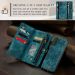 CaseMe 2in1 lompakko 8 card Galaxy A04s/A13 5G blue