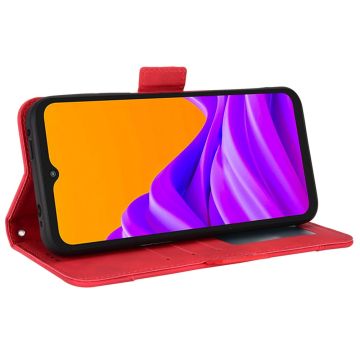 LN 5card Flip Wallet Galaxy XCover 6 Pro red