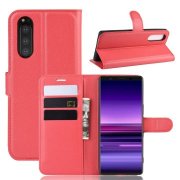 Luurinetti Flip Wallet Sony Xperia 5 red