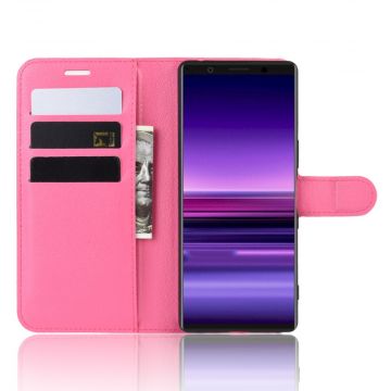 Luurinetti Flip Wallet Sony Xperia 5 rose