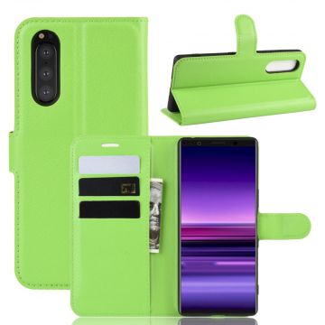 Luurinetti Flip Wallet Sony Xperia 5 green