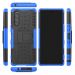 LN kuori tuella Sony Xperia 5 blue