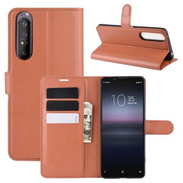 LN Flip Wallet Sony Xperia 1 II brown
