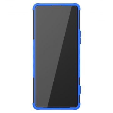 LN kuori tuella Sony Xperia 1 II blue