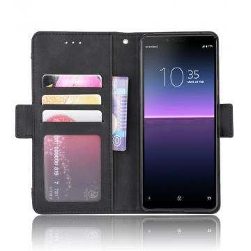 LN 5card Flip Wallet Xperia 10 II Black
