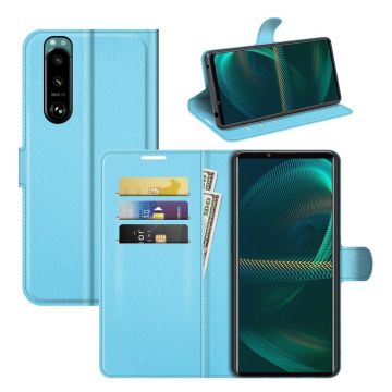 LN Flip Wallet Sony Xperia 5 III blue