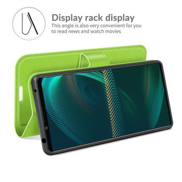 LN Flip Wallet Sony Xperia 5 III green