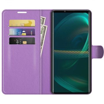LN Flip Wallet Sony Xperia 5 III purple