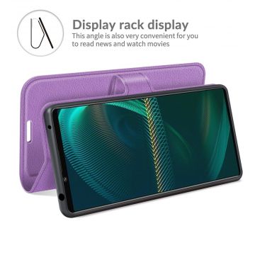 LN Flip Wallet Sony Xperia 5 III purple