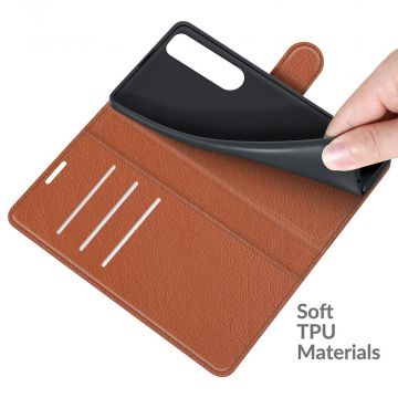 LN Flip Wallet Sony Xperia 5 III brown