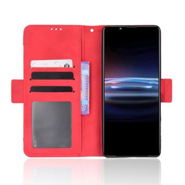 LN 5card Flip Wallet Xperia Pro-I red