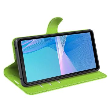 LN Flip Wallet Sony Xperia 10 IV green