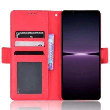 LN 5card Flip Wallet Sony Xperia 1 IV red