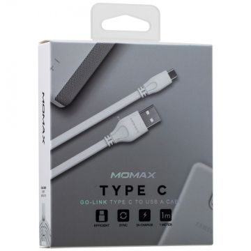 Momax datakaapeli USB Type-C white