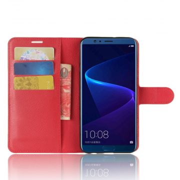 Luurinetti Flip Wallet Huawei Honor View 10 red