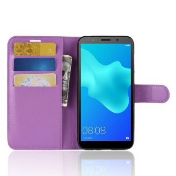 LN Flip Wallet Y5 2018/Honor 7S purple