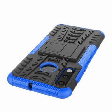 LN kuori tuella Huawei P30 Lite blue