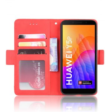 LN 5card Flip Wallet Huawei Y5p/Honor 9S Red