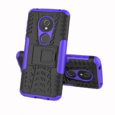 Luurinetti suojakuori tuella Moto E5 purple