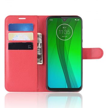 Luurinetti Flip Wallet Moto G7/G7 Plus red