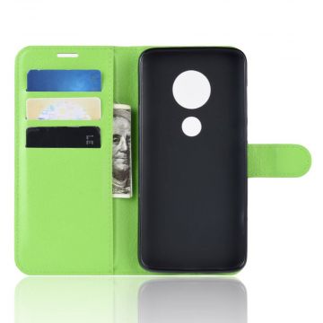 Luurinetti Flip Wallet Moto G7/G7 Plus green
