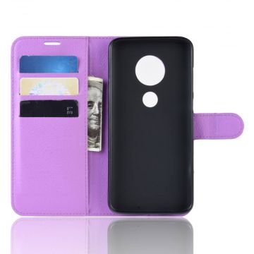Luurinetti Flip Wallet Moto G7/G7 Plus purple