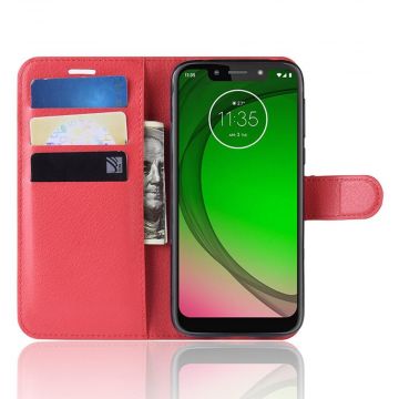 Luurinetti Flip Wallet Moto G7 Play red