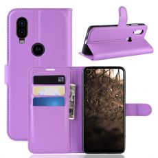 LN Flip Wallet Motorola One Vision Purple