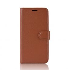 LN Flip Wallet Motorola One Vision Brown