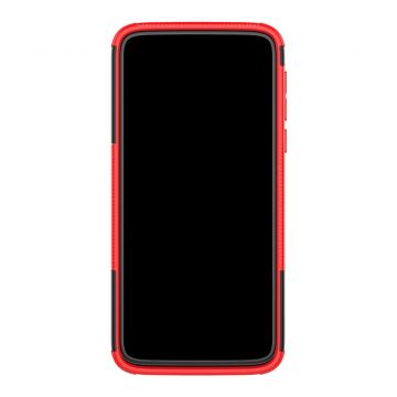 LN suojakuori tuella Motorola Moto G7 Power Red