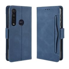 LN Flip Wallet 5card Moto G8 Plus blue