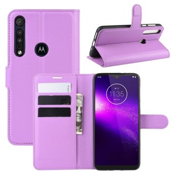 LN Flip Wallet Motorola One Macro purple