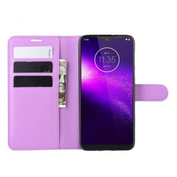 LN Flip Wallet Motorola One Macro purple