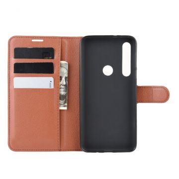 LN Flip Wallet Motorola One Macro brown