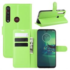LN Flip Wallet Moto G8 Plus green