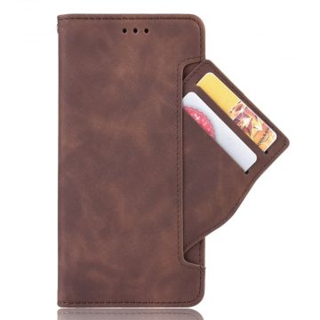 LN 5card Flip Wallet Moto G8 Power brown