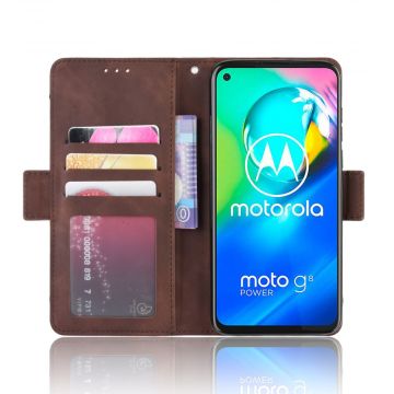 LN 5card Flip Wallet Moto G8 Power brown